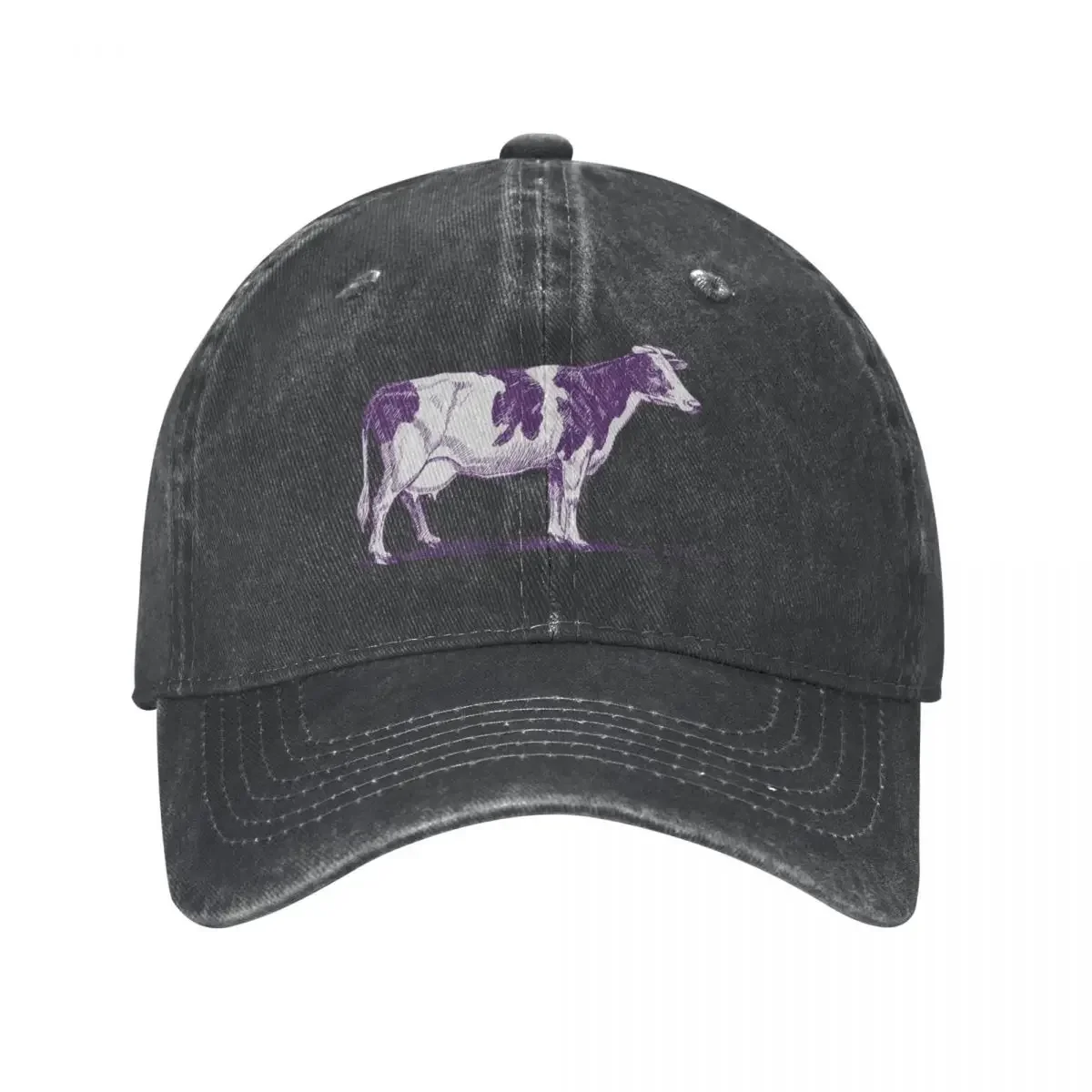 The Purpllee sapi topi koboi lucu topi pria Hip Hop musim panas topi bisbol untuk pria wanita memancing elegan topi lucu