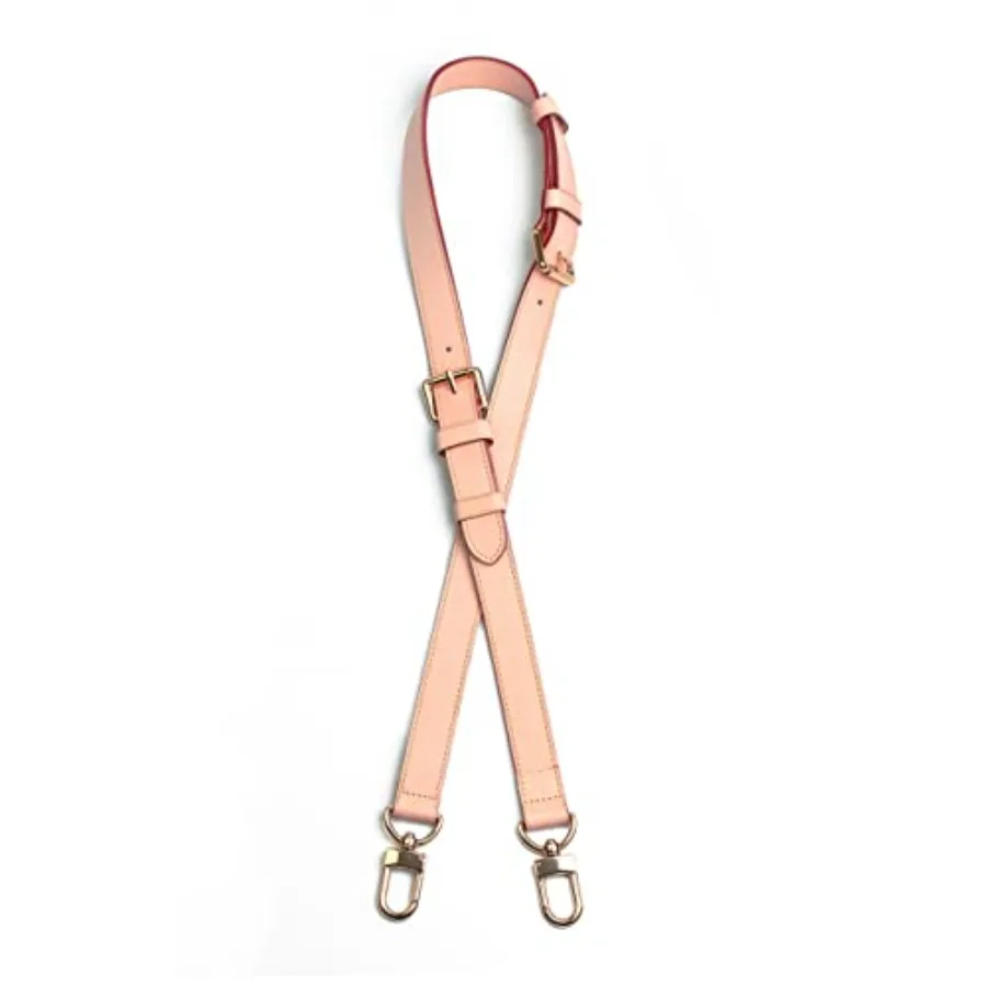 

Vachetta Leather Replacement Crossbody Bags Strap Adjustable Wide Shoulder Strap for keepall neverful graceful Speedy 30 35 1.0