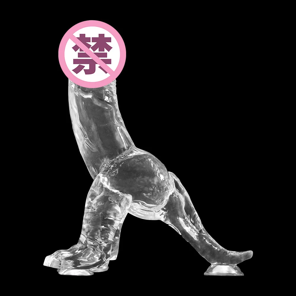 ديناصور كريستال على شكل خاص القضيب الإناث الجنس النشوة الجنسية الاستمناء منتجات الكبار لعبة الجنس tols الجنس لفتاة #1