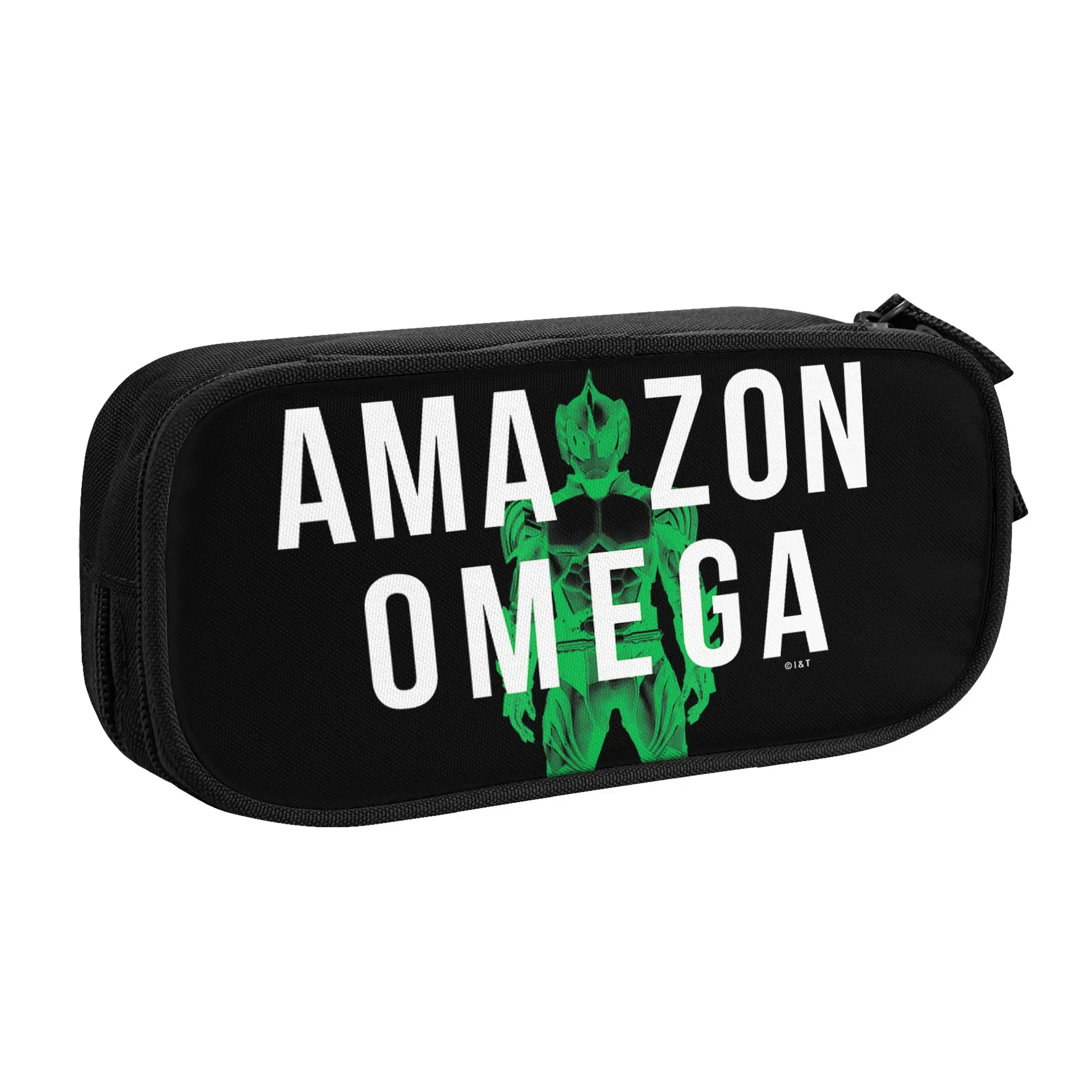 

Large Capacity Bags for Child Cartoon Amazon Riders Omega (White Letter Ver) School Pencil Bag for Boys Gilrs Kids