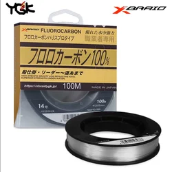 Original YGK FLUOROCARBON 100M Fishing Line X-BRAID 100% Carbon Master level Boat Fishing Line #0.8-#20 1.8KG-35.4KG
