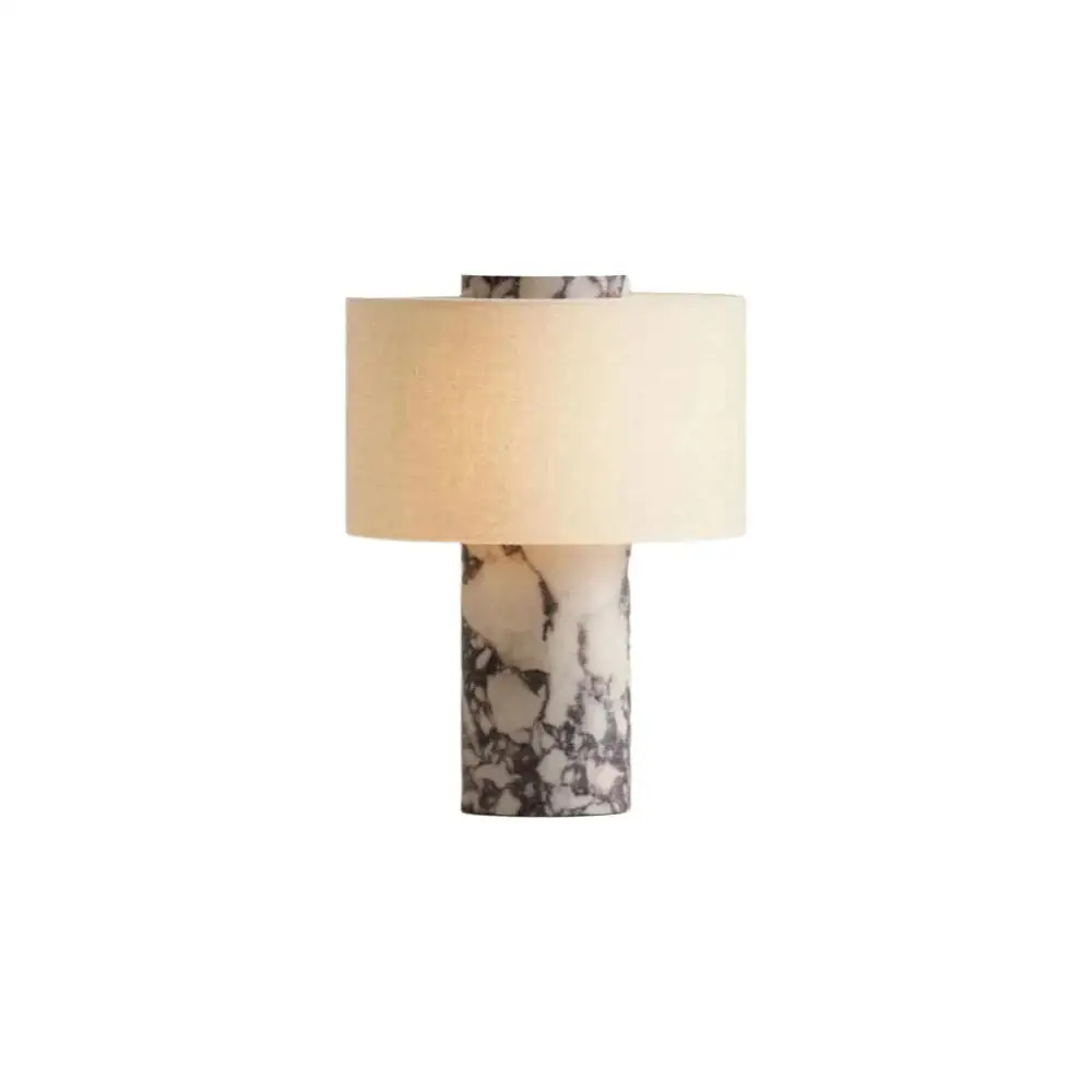 Luxury marble desk lamp with touch switch, USB charging, LED desk lamp, bedroom study, hotel bar, bedside background, coffee sho