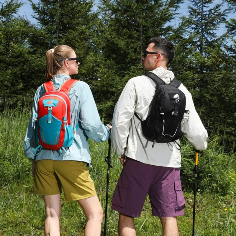 Oxford Textile Backpack Outdoor Cycling Large Capacity Lightweight Foldable Waterproof Wear-resistant Backpack