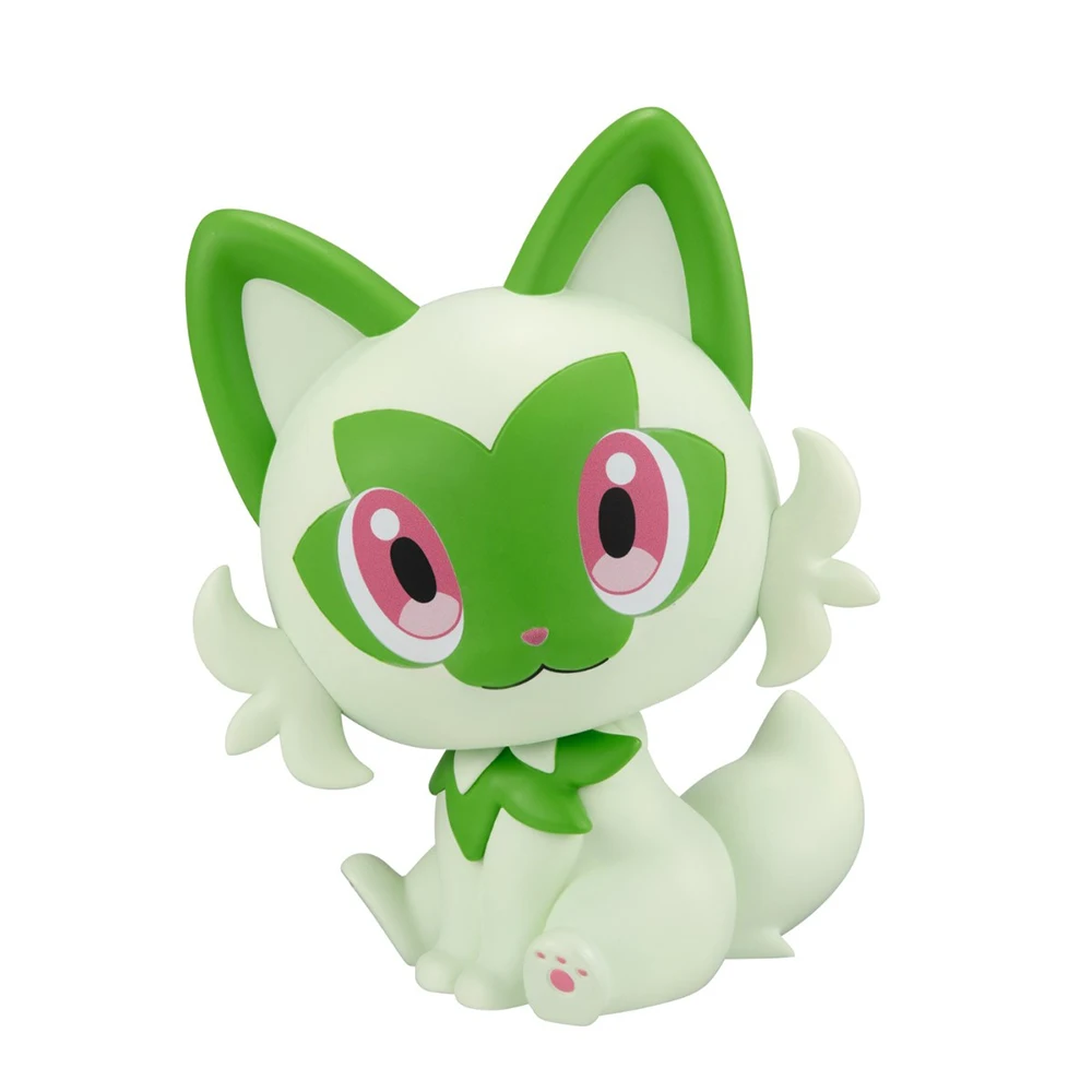 Original NEW MegaHouse Look up Series Pokemon Sprigatito & Piplup & Lucario Collectible Anime Figure Model Ornamnet Gift Toys