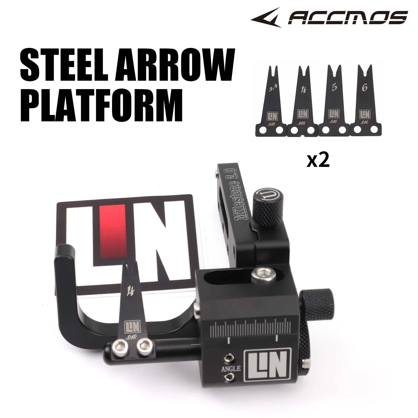 Durable Steel Blade Arrow Rest with Micro Adjustment for Compound Bow Archery