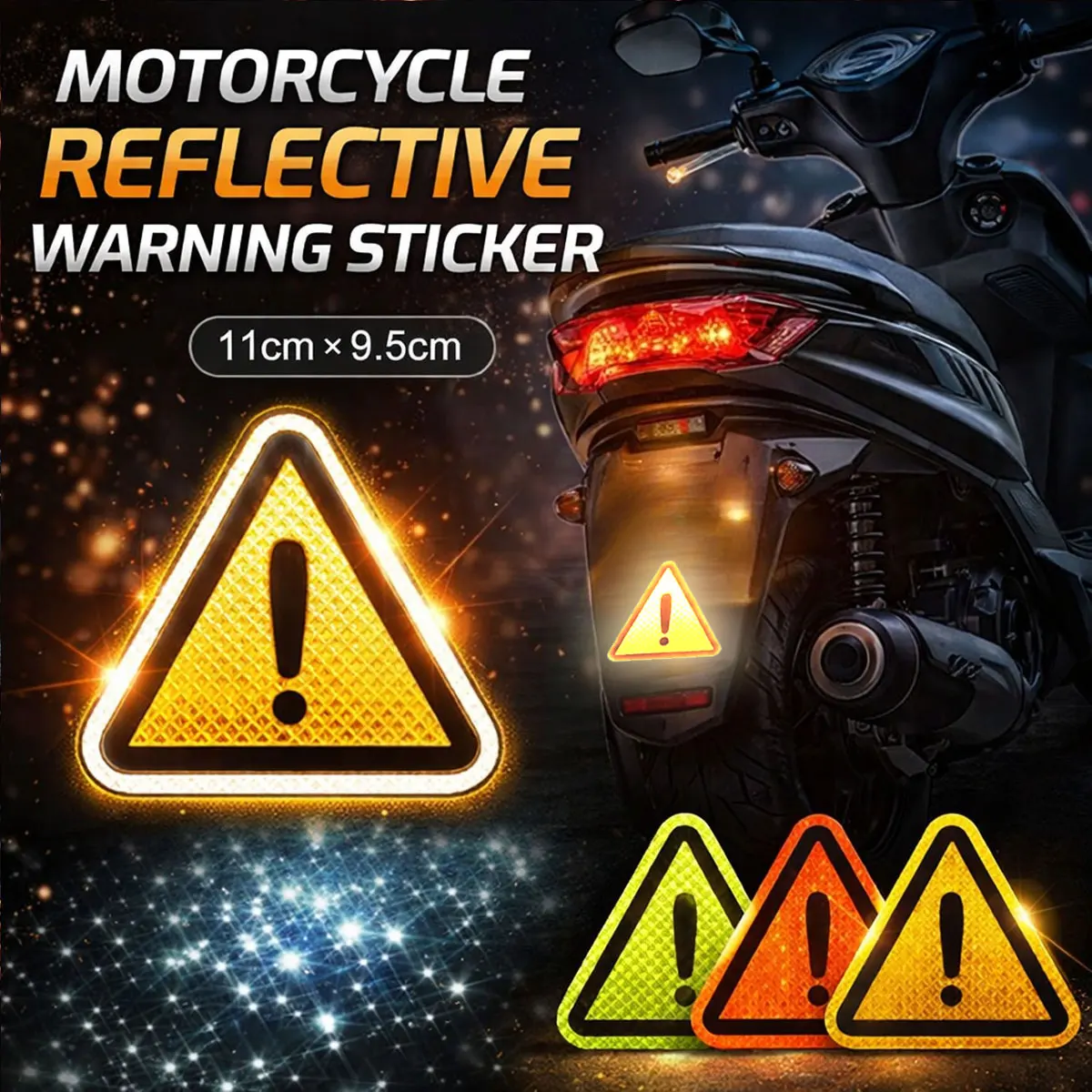 

2 шт. светоотражающие наклейки-сетки для мотоцикла, высокая видимость, сильное отражение, функция безопасности для ночной езды