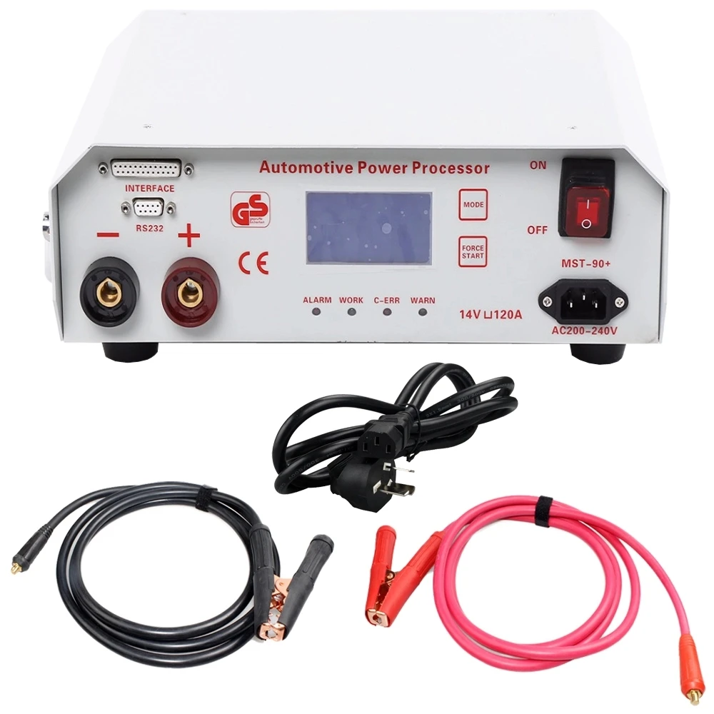 2024 Auto battery charger MST 90+ power supply  14V/120A Auto car ECU programming/coding voltage stabilizer 110V/220V