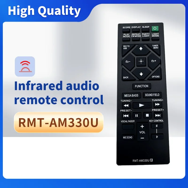 RMT-AM330U Remote Control for Sony Audio MHC-V50 MHC-M20 MHC-V21 MHC-V77W MHC-V71 MHC-V90W SHAKE-X10 SHAKE-X30 MHC-V13 MHC-V02
