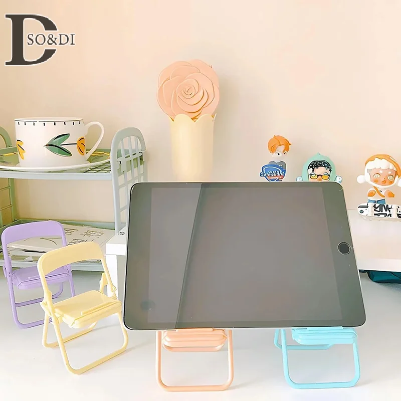 Mobile Phone Accessories Foldable Chair Shape Mini Desktop Phone Holder Phone Stand Tablet Stand Foldable Desktop Stand Holder