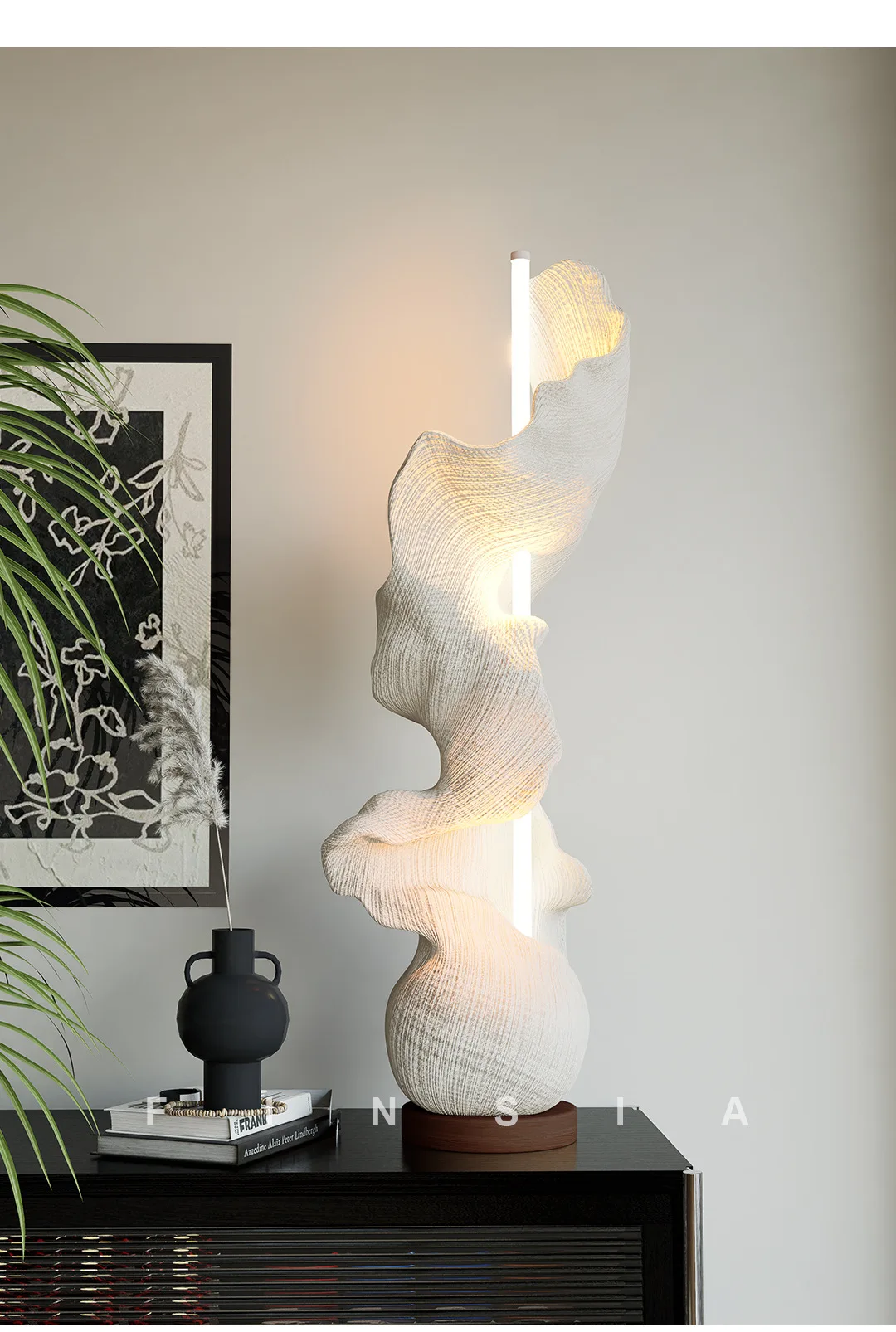 YJQ floor-to-ceiling ornament living room sofa side TV cabinet next to the model room entrance niche decoration