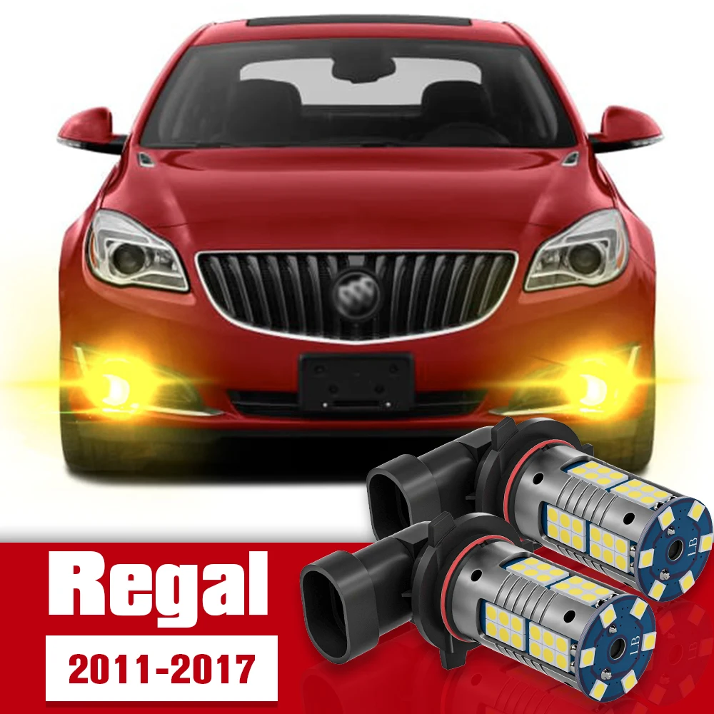 

2pcs LED Accessories Front Fog Light Bulb Lamp For Buick Regal 2011 2012 2013 2014 2015 2016 2017