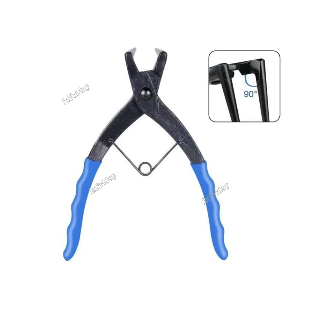 Hot-Pliers Circlips Snap Ring Grip Plier 50 mm Long Nose 1.2mm 90 Degrees Bending For Motorcycles Trucks