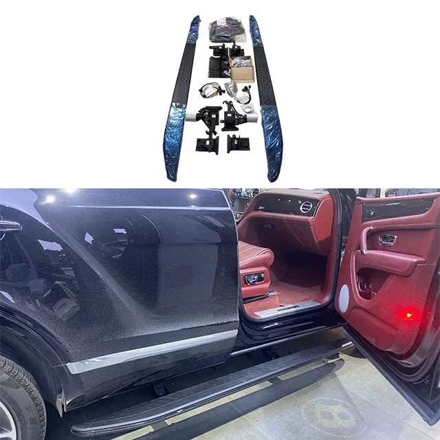 L2025 Intelligent Electric Pedal, slip Automatic Telescopic Pedal Applicable to Bentleyy Bentayga Carbon Fiber