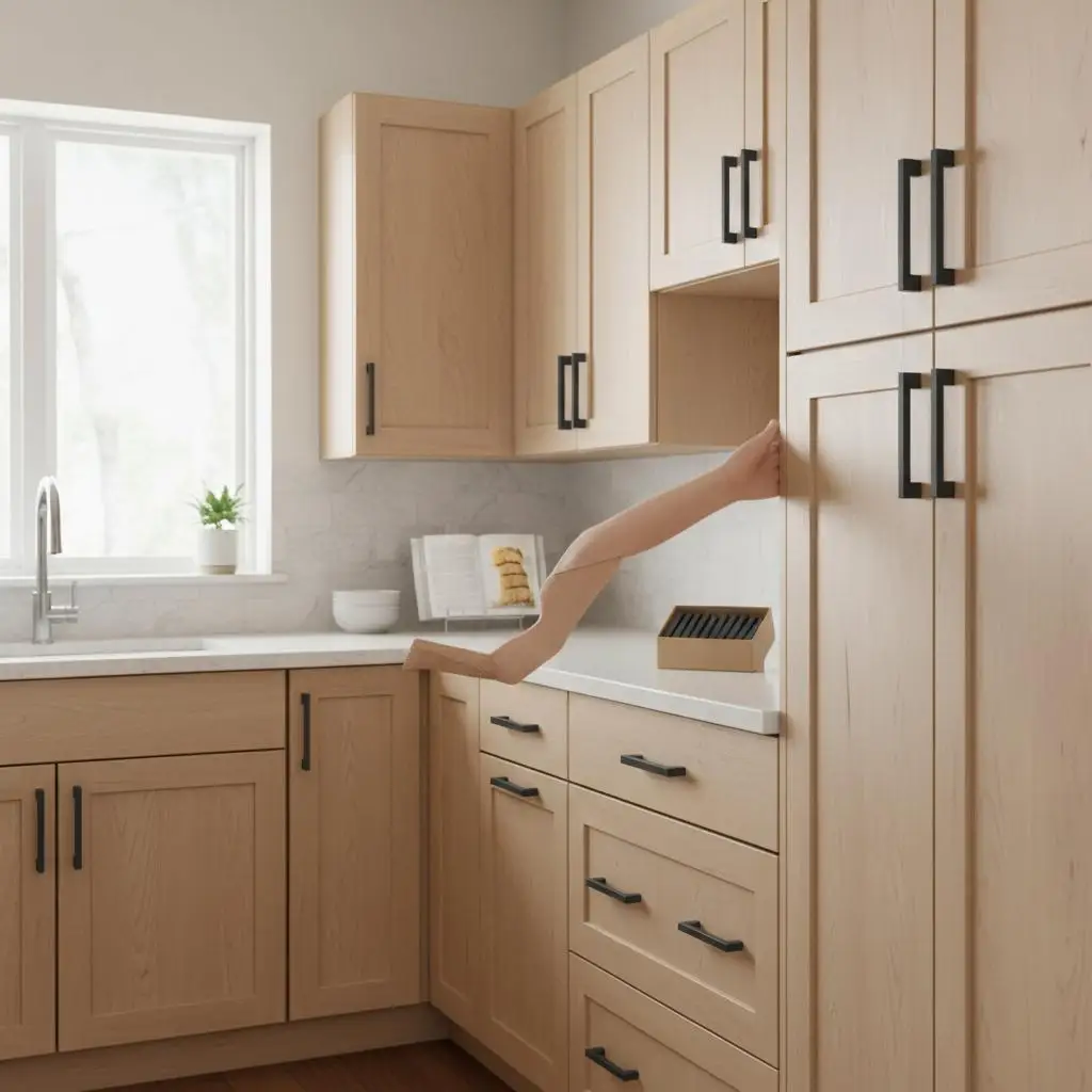 

Slim Square Cabinet Handles 5.03in/128mm Hole Center For Kitchen Drawer Bathroom Cupboard Bar Cabinetry, 30 Pack Modern Matte