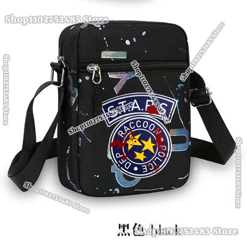 Movie R-residents Evils Shoulder Bag Anime Cartoon Sling Crossbody Bags Umbrella Corporation Women Men Mobile Storage Handbag view 5