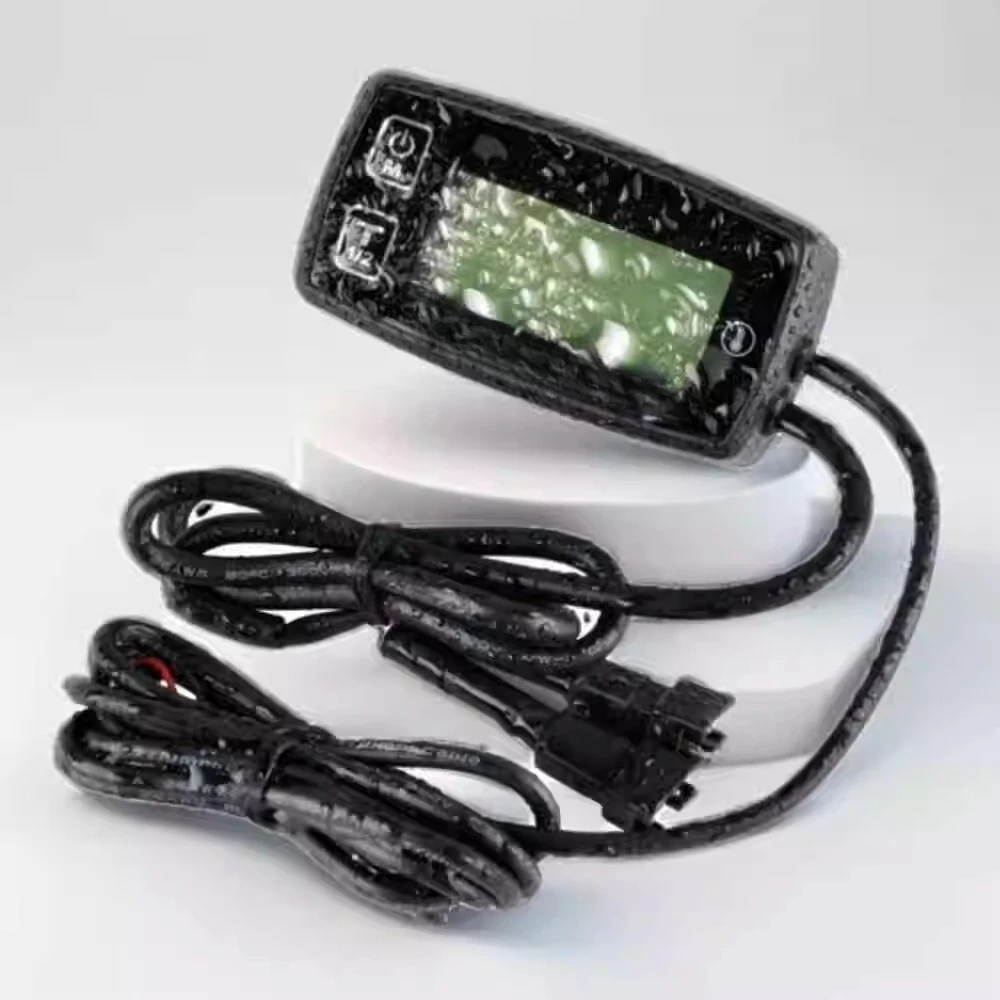Dual Channel Digital Temperature Sensor for TEMPs Motorcycle Marine Lawn Mower ATV PT100 Thermometer