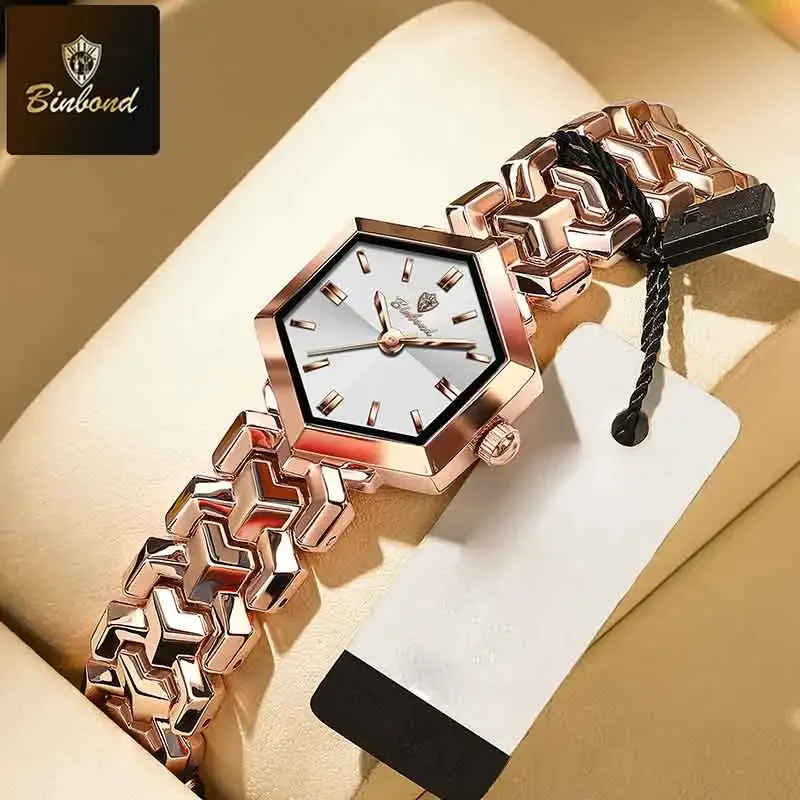 BONBOND موضة جديدة الأكثر مبيعا ساعة السيدات الترفيه الرياضة مقاوم للماء ساعة أنيقة المرأة كوارتز ساعة اليد Relógio senhora