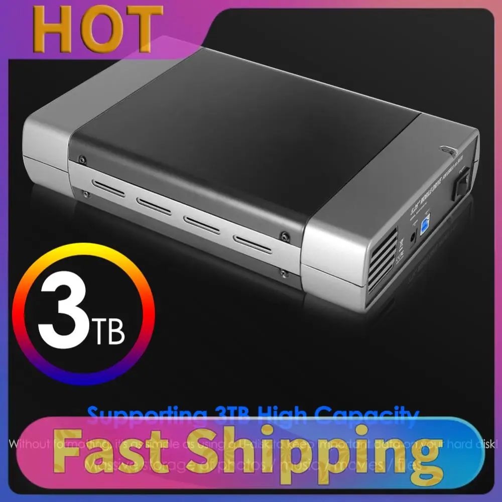 

5.25inch External Hard Drive Enclosure USB3.0/2.0 To SATA External Hard Drive Case Support DVD Mobile HDD Box 16 Speed Recording