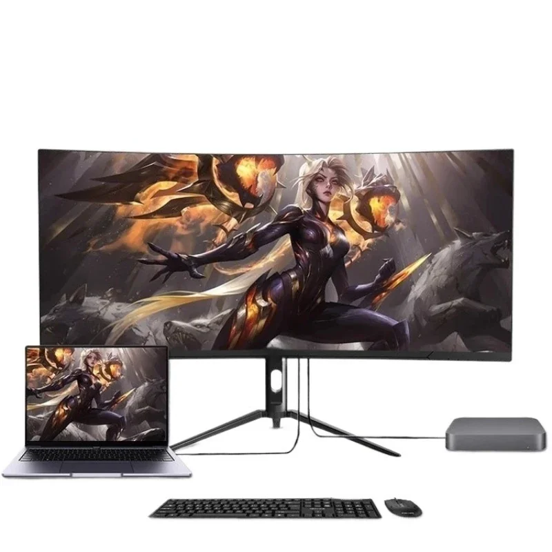 34 inch hairtail screen 4K165/180Hz curved HVA38 inch LG screen e-sports screen 144Hz computer monitor IPS