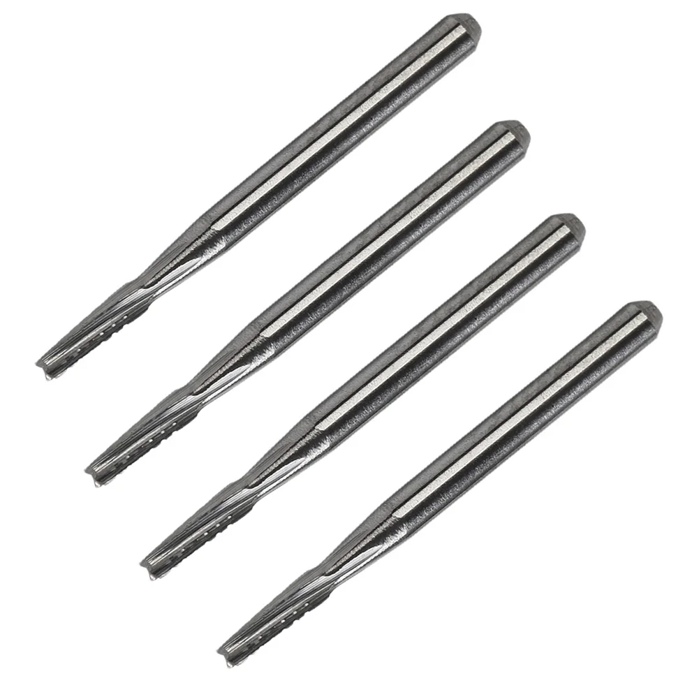 4 stks/set 1mm Auto Voorruit Reparatie Tools Auto Glas Tapered Carbide Boren Speciaal Onderhoud Tool Power Tool Onderdelen