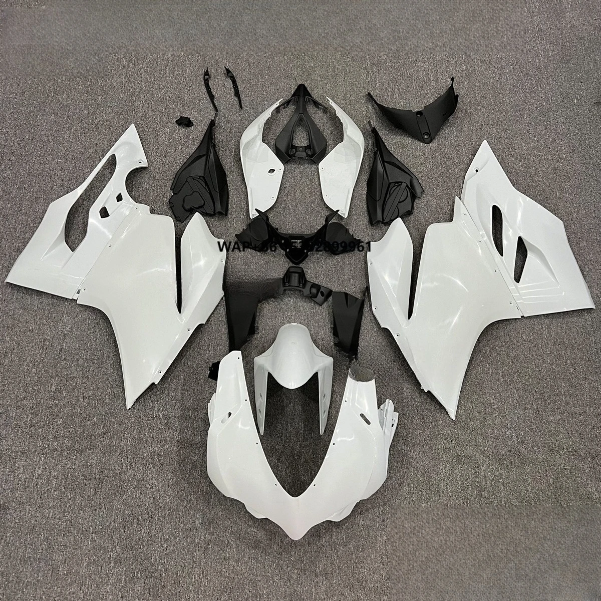 

Motorcycle Unpainted White ABS Fairing Kit Bodywork Set for 959 1299 Panigale