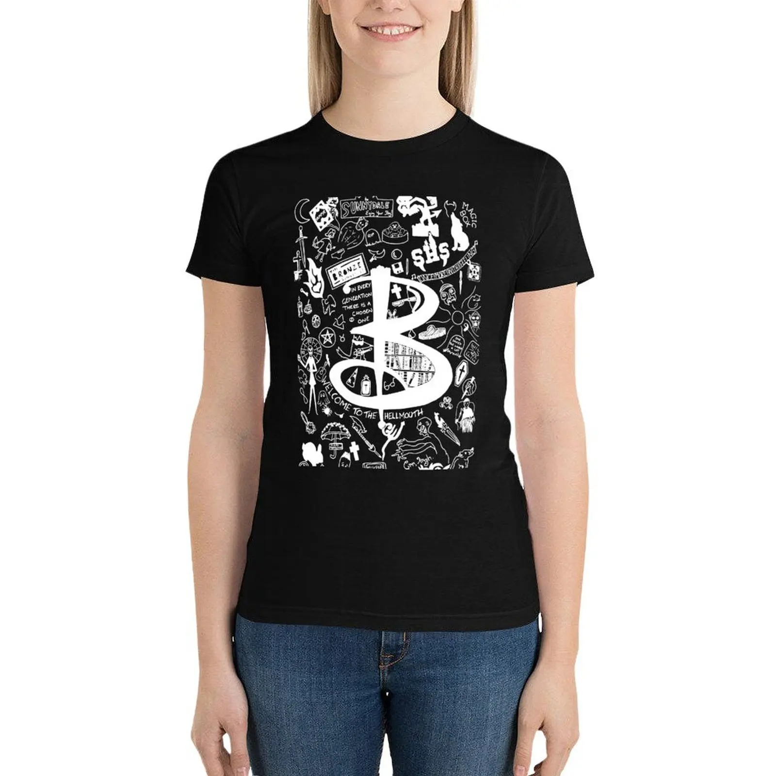 

In every generation there is a chosen one... - Dark T-Shirt customizeds anime funny t-shirt dress for Women graphic