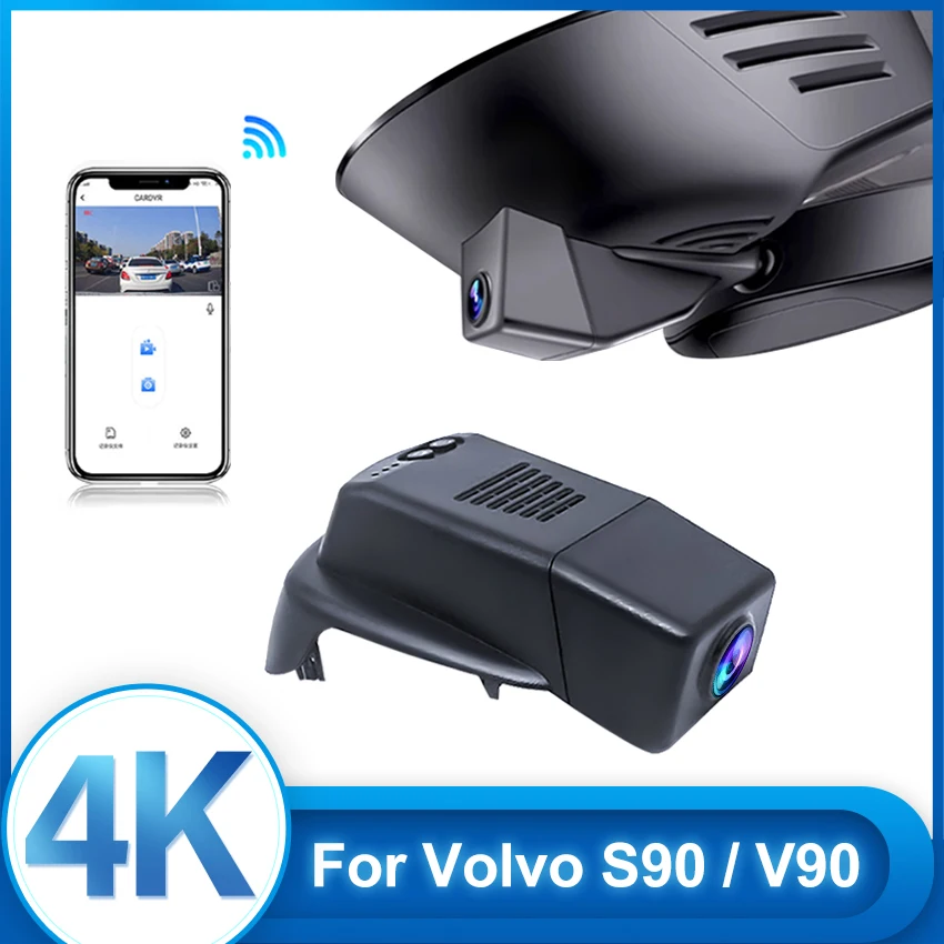 

4K Easy to Install Special Car DVR UHD Dash Cam Camera For Volvo V90 Cross Country 2019 S90 2021 XC60 D3 T8 2018 2019 2020 2021