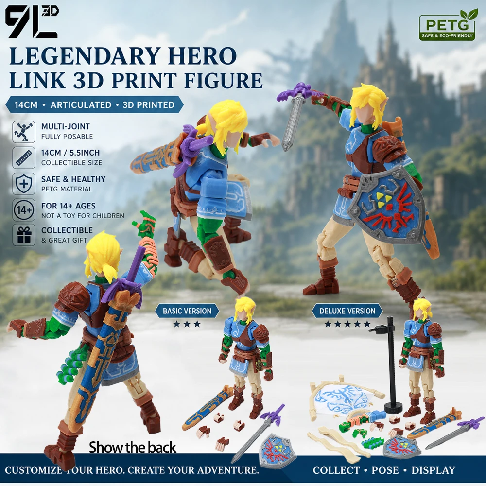 9L3D Dummy13 Multi Joint Action Figure Fully Articulated Model 2 Styles Basic Deluxe Collectible Ornament Complete Accessories