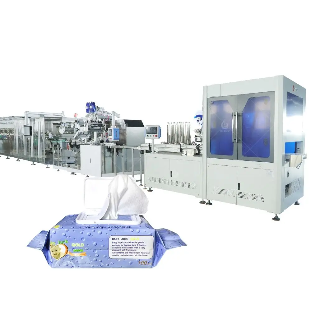 Hot Product Wet Wipes Machine Production Line Automatic Single Sheet Wet Wipes Making Machine Wet Tissue Production Line