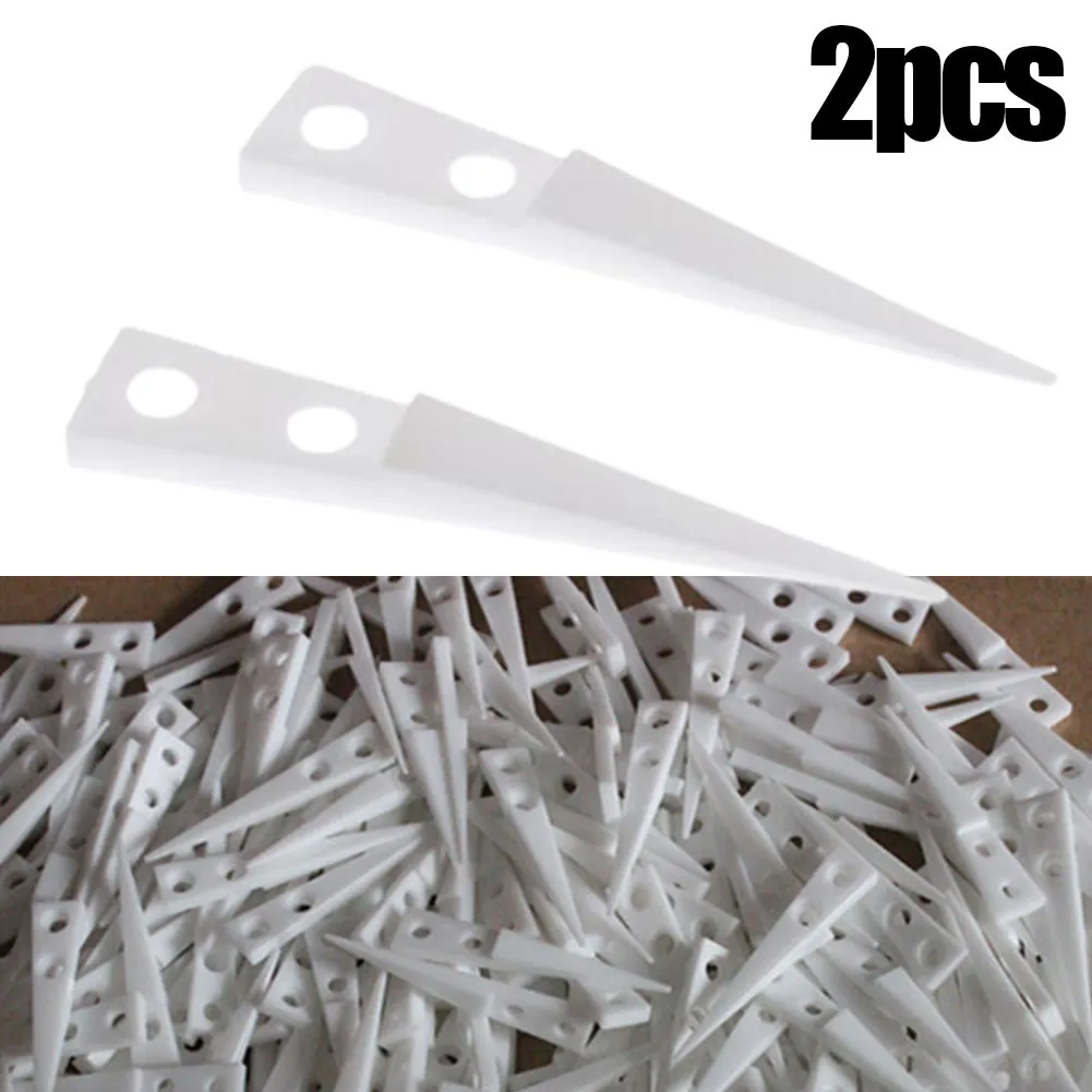 1 Pair Of White Ceramic Tweezers For Industry Straight Elbow Insulated Antistatic Ceramic Tweezers Handle Tools Parts