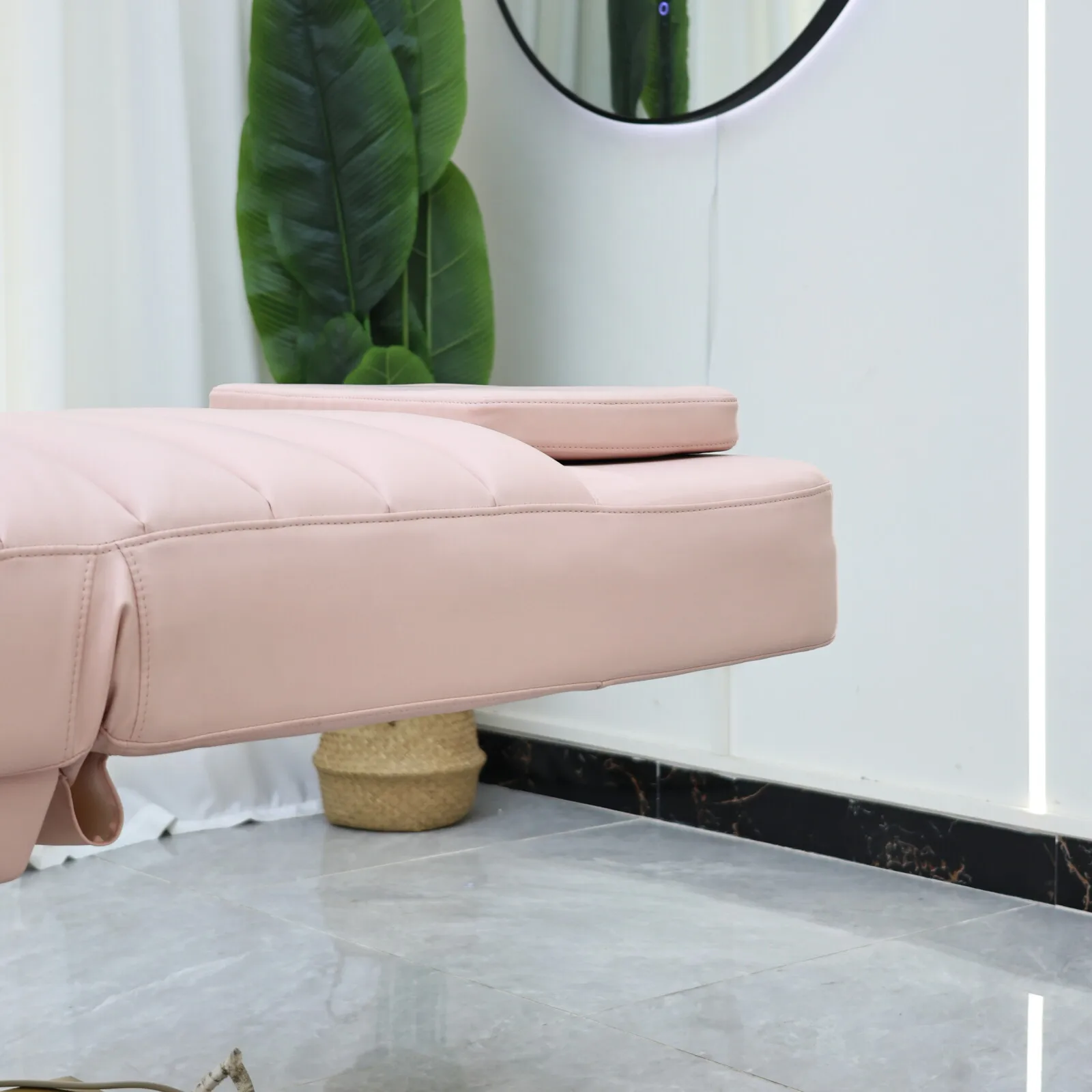 Luxuriöses elektrisches Kosmetikbett mit goldenem Untergestell, verstellbares Massagebett für Schönheitssalons, medizinisches Beauty-SPA-Therapie-Massagebett – Detail 12