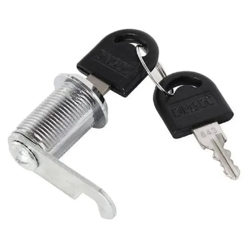 4 Size Drawer Cam Lock with 2 Keys for Mailbox File Cabinet Tool Box Locker Furniture Hardware Rarelock for Filing Cabinet Lock