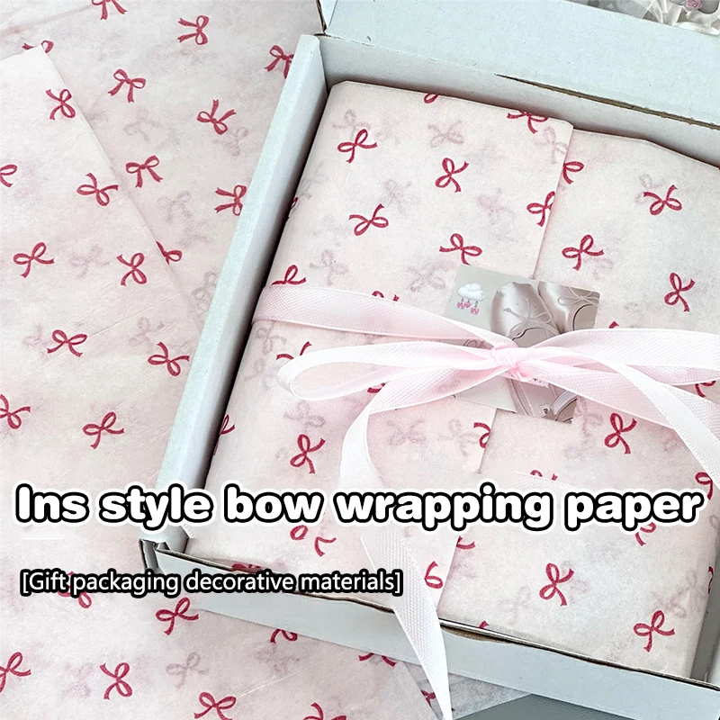10pcs Flower Wrapping Paper Cake Baking Gift Bowknot Sydney Paper Hand-Kneaded Paper Cotton Paper Bouquet Flower Wrapping Paper