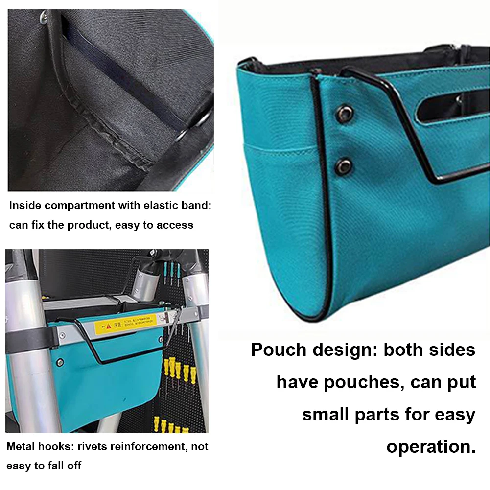 1-3PCS Telescoping Ladder Portable Tool Bag Utility Tools Bags Herringbone Ladder Tool Storage Bag with 600D Waterproof Oxford