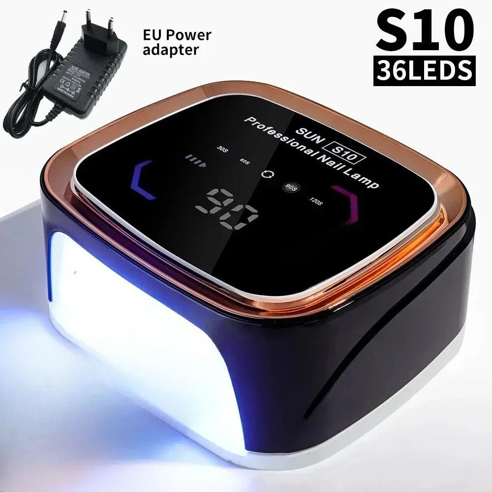 

Professional Rechargeable Nail UV LED Lamp Dryer HD Display Smart Wireless Nail Drying Lamp for Fast Dry Curing All Polish Gel