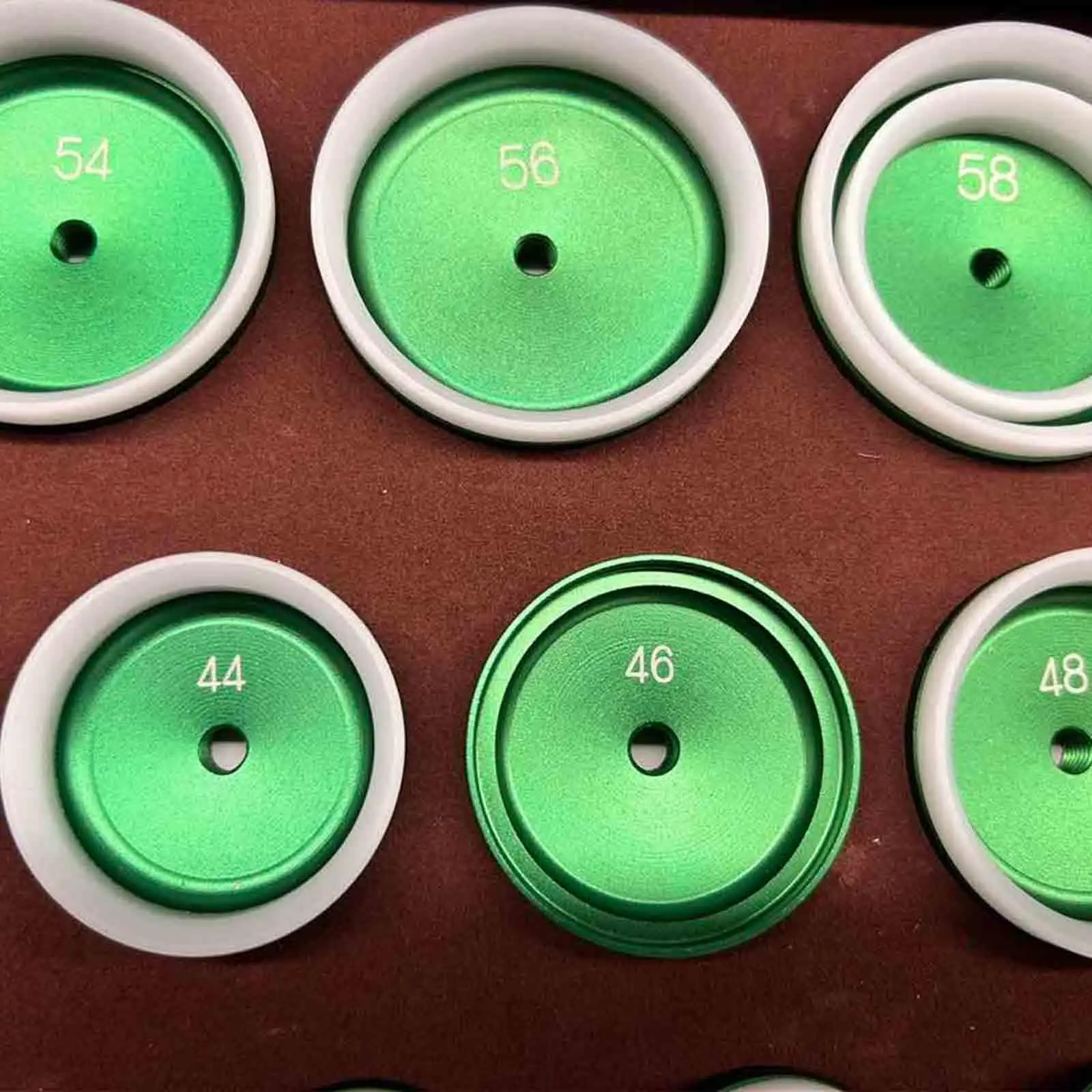 Watch Press Dies for Case Closing Alloy Durable 20 Pcs Green Watch Repair Accessory for Multiple Sizes
