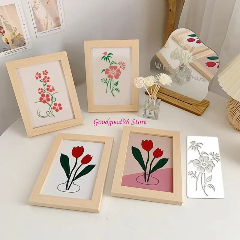 Child Safe Craft Stencil Quality PET Materials Template Precisions Cut For Wall Decoration School Projects And DIY Art 