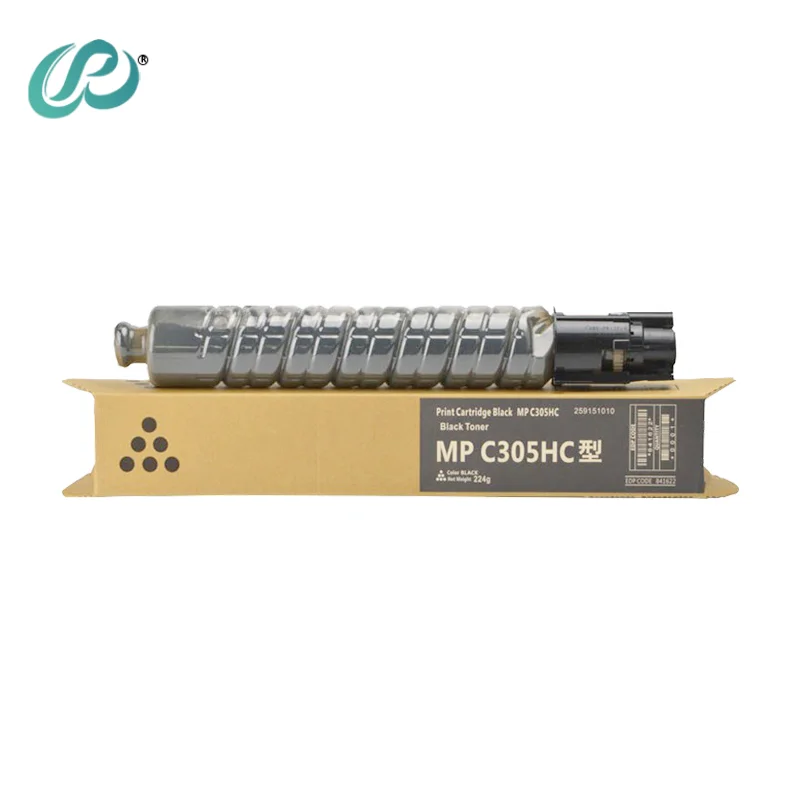 Imagem -06 - Toner pó Copiadora Suprimentos Cartucho para Ricoh Aficio mp C305 305c Bk224g Cmy83g Pcs por Conjunto Mpc305