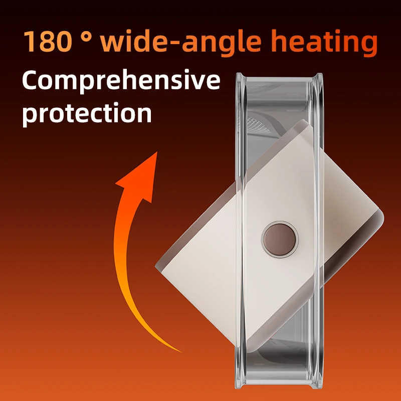 Mini aquecedor elétrico de 1200w, ventilador de ar quente de mesa/parede, ventilador de aquecimento pequeno, proteção contra superaquecimento, fogão de aquecimento de baixo ruído