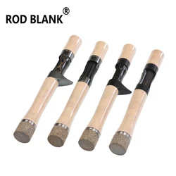 Rod Blank 1 Set AA Grade Cork Handle Wood Reel Seat Spinning Casting Set DIY Trout Rod Pole Accessory