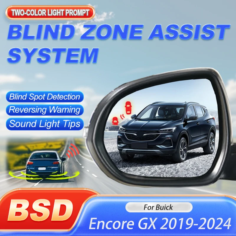 Auto-Antriebsspiegel BSD BSM BSA Blind Spot-Überwachungssystem Change Lane Aided Parksensor-Kit für Buick Encore GX 2019 bis 2024