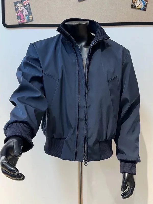 

Мужская утепленная куртка Cleanfit с флисовой подкладкой, стеганая, хлопковая, в пилотском стиле, на молнии, с воротником-стойкой, для уличной моды, универсальная, осенняя