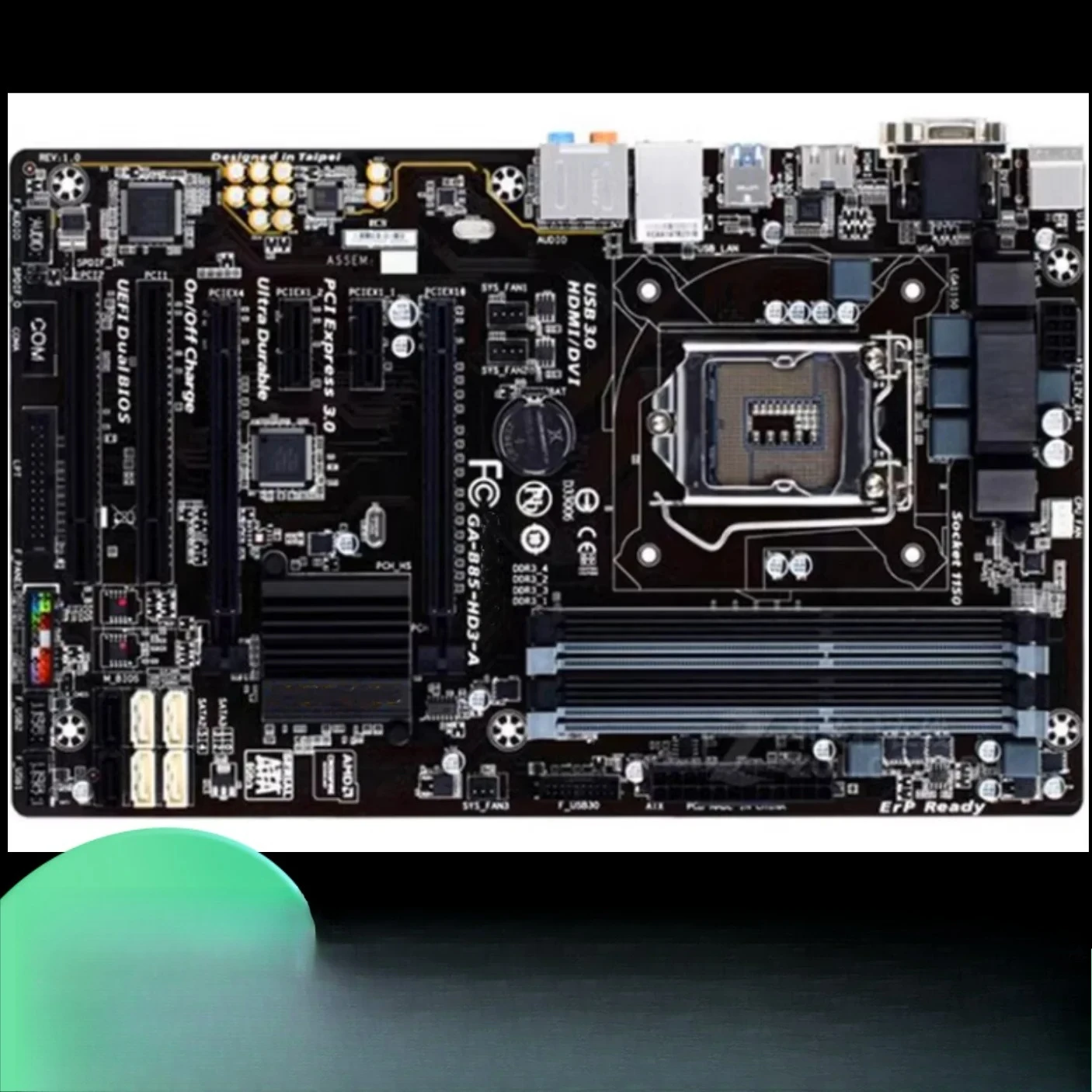 

Original GA-B85-HD3-A LGA 1150 DDR3 32G desktop motherboard SATA 3 USB3 100% tested