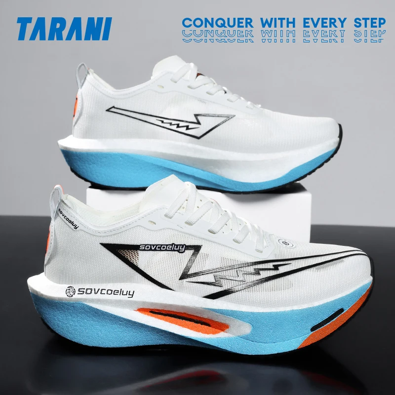 

Carbon-plated Running Shoes for Men and Women Lightweight Breathable Air-cushion Athletic Shoes Outdoor Casual Sports Sneakers
