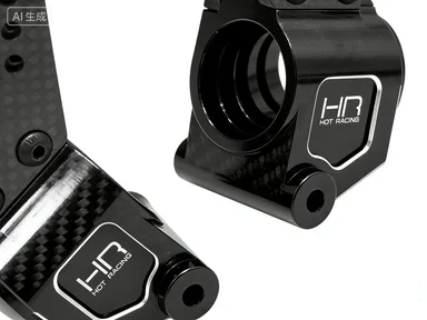 

Hot Racing aluminum triple bearing support rear hubs with carbon fiber link tabs for ARRMA 1/5 Kraton 8S