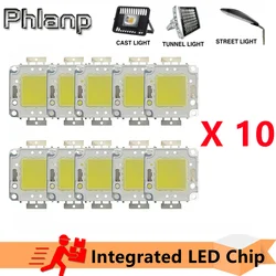 100w 20 30 50 10 contas de led chip alto brilho 22-24v 30-32v branco frio branco quente diy para holofote com driver