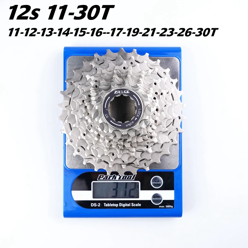 ロードバイク　solce30 ZRACE 12S カセット 12 スピード ロードバイク カセット、11-30T、11