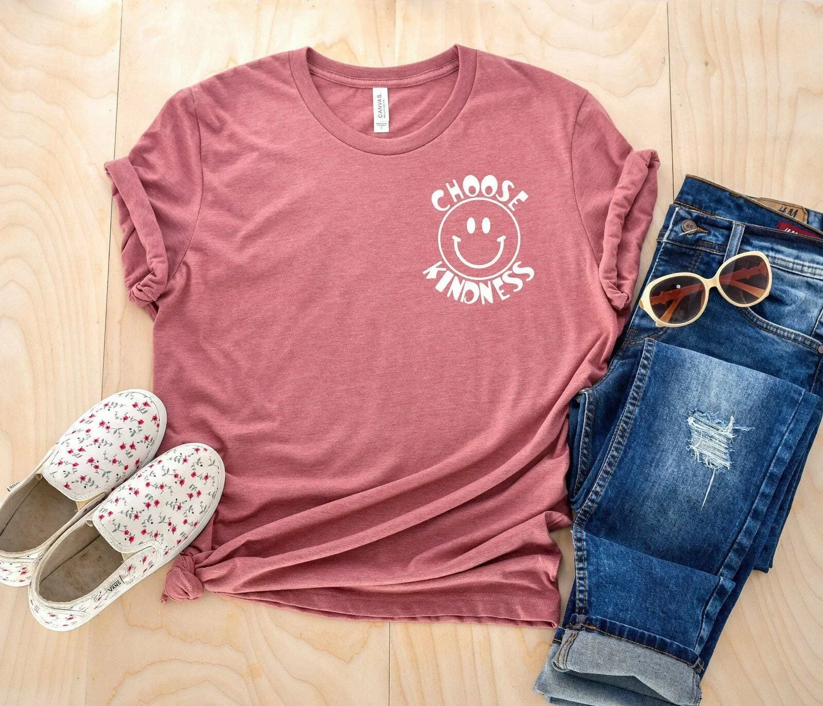 Teacher Choose Kindness Pocket T Shirt Cute Kindergarten Be Kind Minimalist Funny Preschool Positive Affirmation