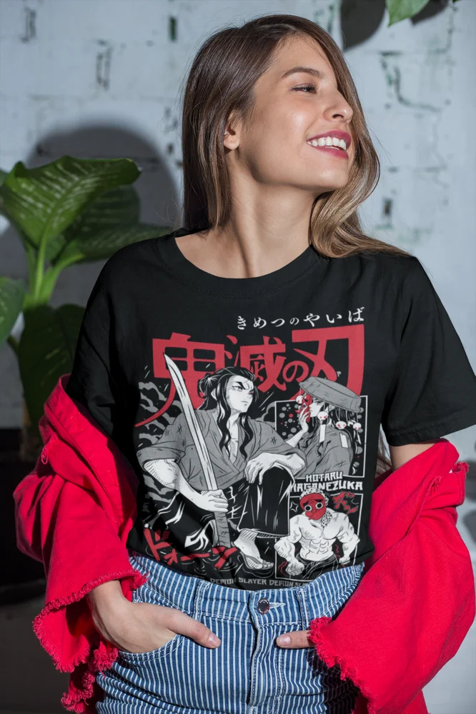 Demon Slayer Hotaru Haganezuka T-Shirt Horror Manga Anime Gifts Shirt All Size