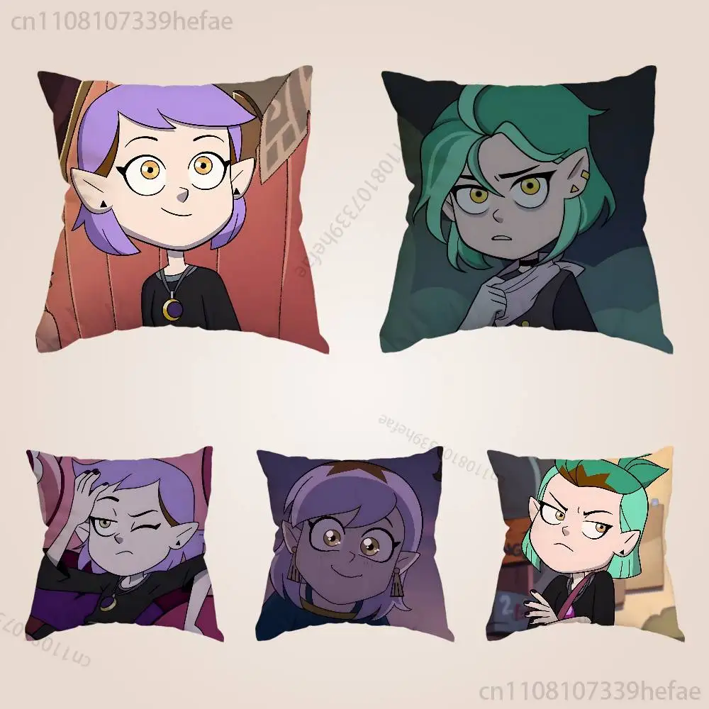 

A-Amity T-The Owl House Throw Pillow Case For Decoration 30cm 50cm 55cm Square Home Pillowcase Case